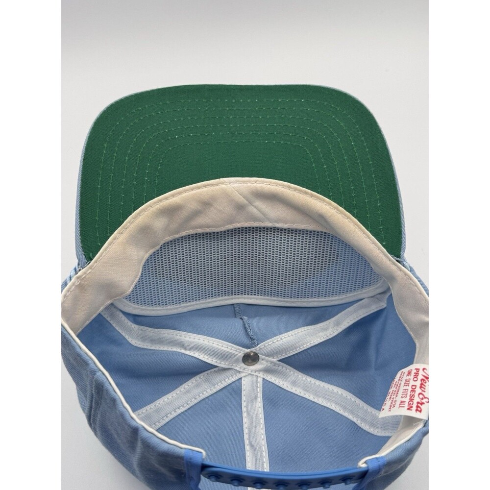VINTAGE NEW ERA PRO DESIGN USS LEXINGTON CV-16 BLUE GHOST HAT USA MADE - Picture 8 of 10